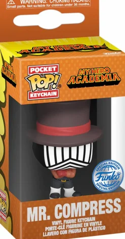 Pop! Keychains>My Hero Academia - Mr. Compress Pocket Pop! Keychain
