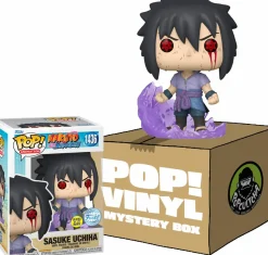 Standard Pop!>Naruto - Sasuke Uchiha Glow-in-the-Dark Mystery Box (Includes Sasuke & 5 Mystery Pop! Vinyl Figures)