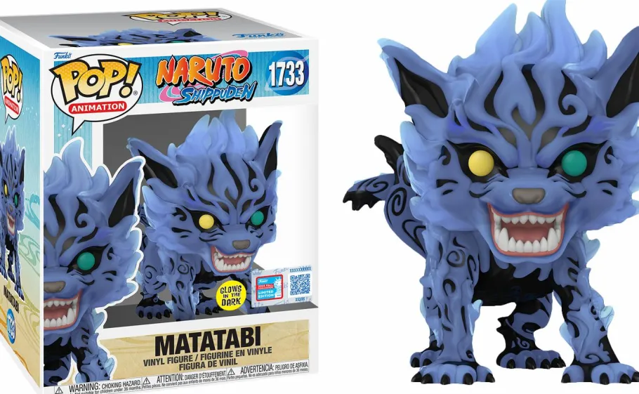 Funko Convention Exclusives>Naruto : Shippuden - Matatabi Glow-in-the-Dark Super Sized 6" Pop! Vinyl Figure (2024 Fall Convention Exclusive)