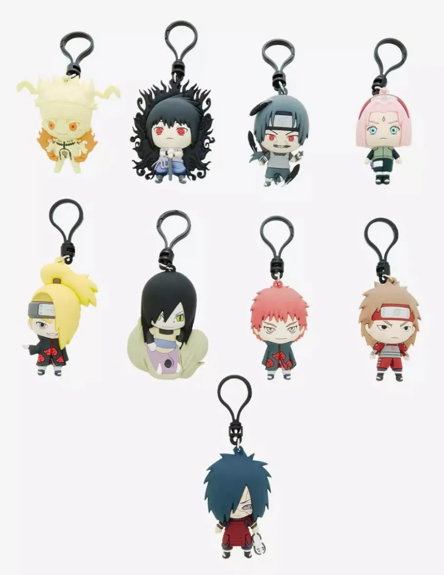Blind Box>Naruto : Shippuden - Series 06 3D Figural Foam Bag Clip Blind Bag (Display of 24)