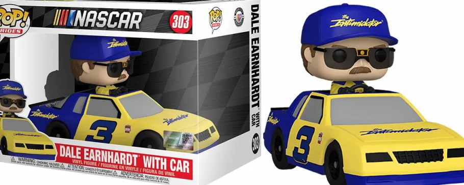 Standard Pop!>NASCAR - Dale Earnhardt Sr. with Car Pop! Rides Vinyl Figure