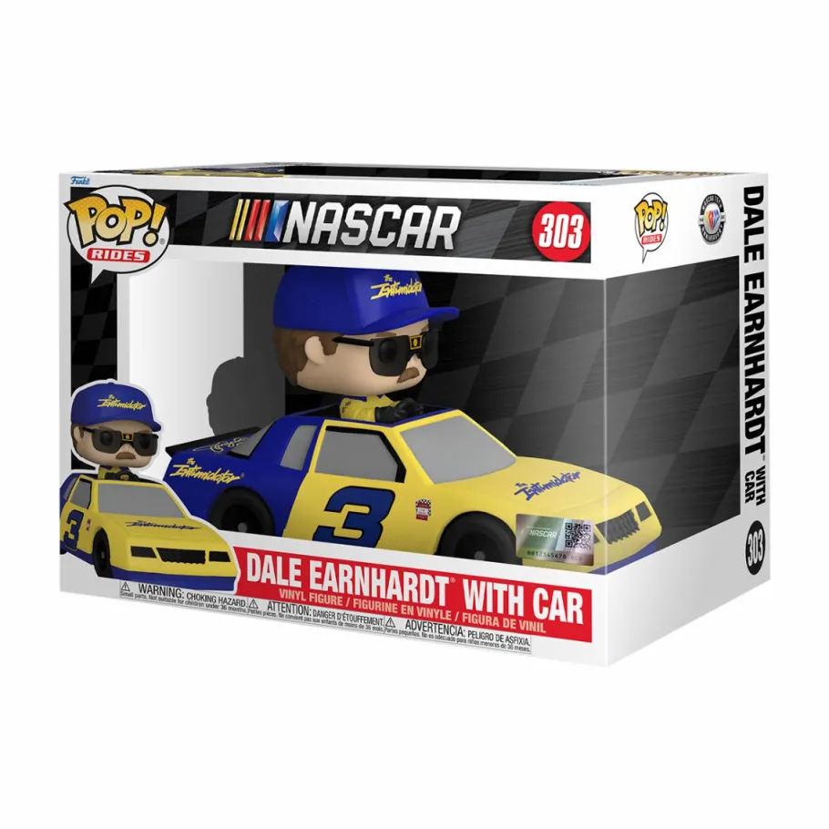 Standard Pop!>NASCAR - Dale Earnhardt Sr. with Car Pop! Rides Vinyl Figure