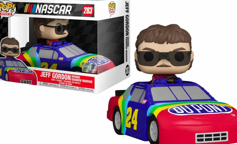Pop! Rides & Town>NASCAR - Jeff Gordon with Rainbow Warrior Pop! Rides Vinyl Figure