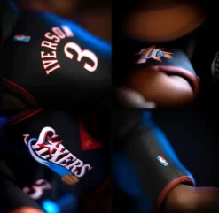 Designer Vinyl>NBA Basketball - Allen Iverson Philadelphia 76ers smAll-Stars Minis Legends 6" Vinyl Figure