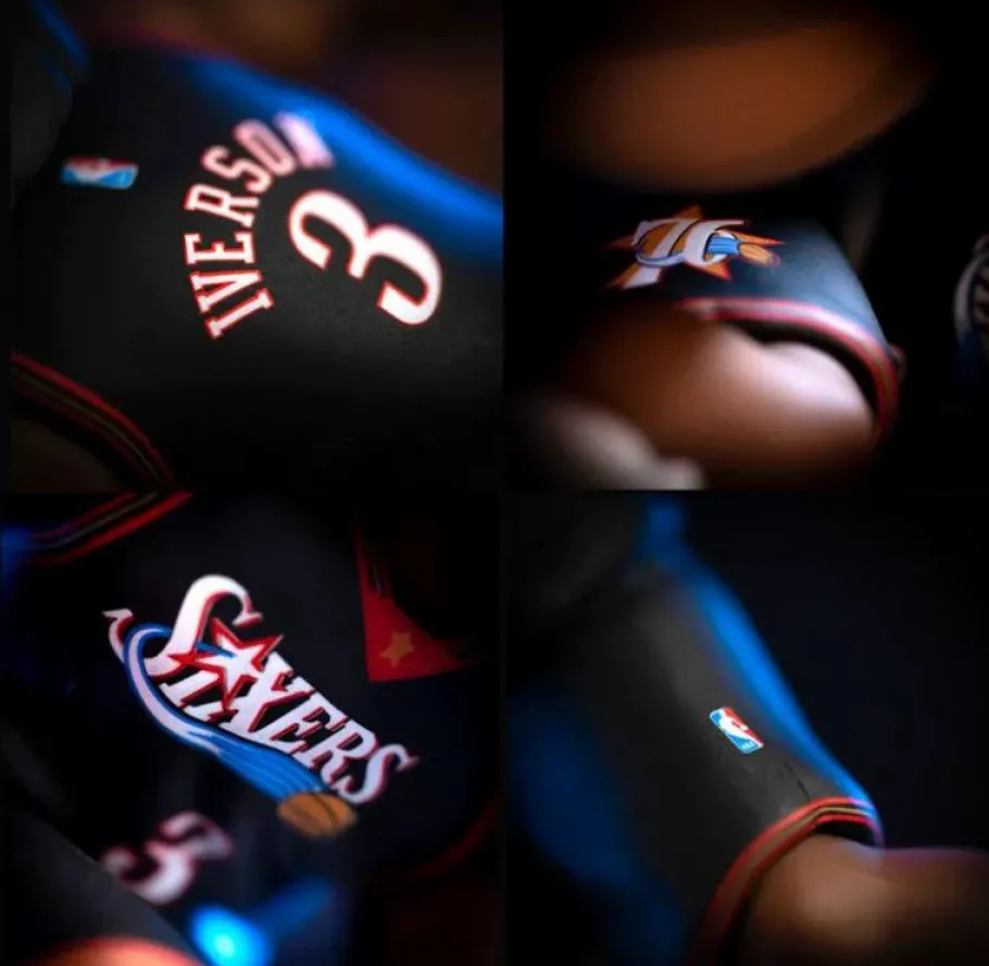 Designer Vinyl>NBA Basketball - Allen Iverson Philadelphia 76ers smAll-Stars Minis Legends 6" Vinyl Figure