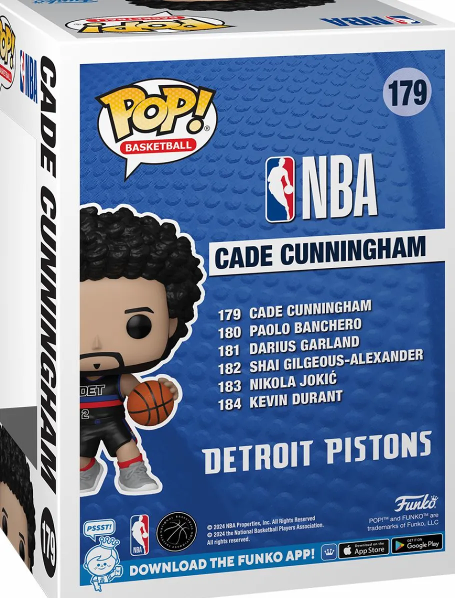 Standard Pop!>NBA Basketball - Cade Cunningham (Detroit Pistons) Pop! Vinyl Figure