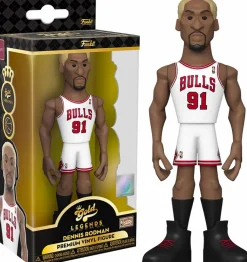 Designer Vinyl>NBA Basketball - Dennis Rodman Chicago Bulls 5” Gold Premium Vinyl Figure