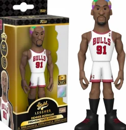 Designer Vinyl>NBA Basketball - Dennis Rodman Chicago Bulls 5” Gold Premium Vinyl Figure