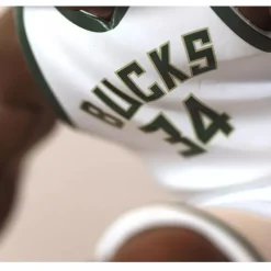 Designer Vinyl>NBA Basketball - Giannis Antetokounmpo Milwaukee Bucks (White Jersey) smAll-Stars 12" Vinyl Figure