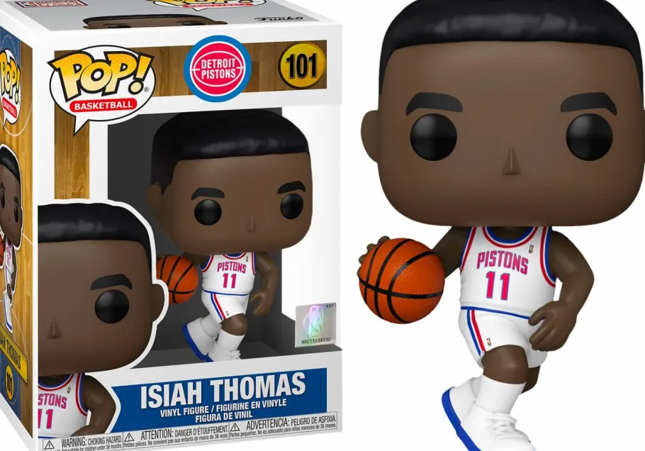 Standard Pop!>NBA Basketball - Isiah Thomas Detroit Pistons Pop! Vinyl Figure