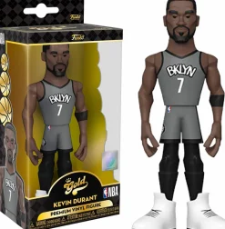 Designer Vinyl>NBA Basketball - Kevin Durant Brooklyn Nets 2021 Championship Edition Jersey 5" Gold Premium Vinyl Figure