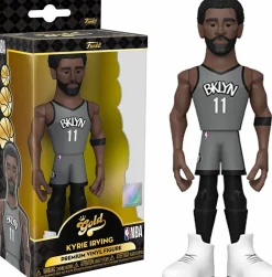 Designer Vinyl>NBA Basketball - Kyrie Irving Brooklyn Nets 2021 Championship Edition Jersey 5" Gold Premium Vinyl Figure