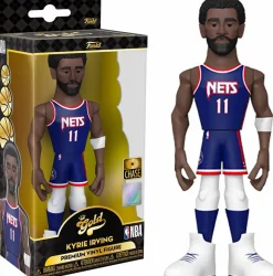 Designer Vinyl>NBA Basketball - Kyrie Irving Brooklyn Nets 2021 Championship Edition Jersey 5" Gold Premium Vinyl Figure