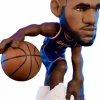 Designer Vinyl>NBA Basketball - LeBron James Los Angeles Lakers (Purple Jersey) smAll-Stars Minis 6" Vinyl Figure