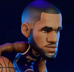 Designer Vinyl>NBA Basketball - LeBron James Los Angeles Lakers (Purple Jersey) smAll-Stars Minis 6" Vinyl Figure