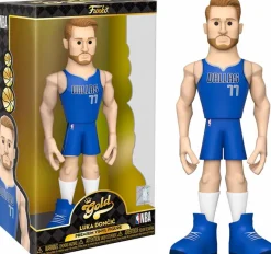 Designer Vinyl>NBA Basketball - Luka Doncic Dallas Mavericks 12" Gold Premium Vinyl Figure