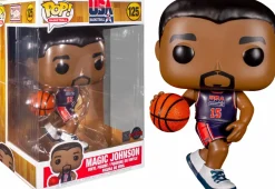 Super-Sized Pop!>NBA Basketball - Magic Johnson 1992 Team USA Jersey 10” Pop! Vinyl Figure