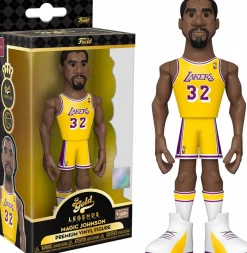 Designer Vinyl>NBA Basketball - Magic Johnson L.A. Lakers 5” Gold Premium Vinyl Figure