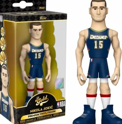 Designer Vinyl>NBA Basketball - Nikola Jokic Denver Nuggets Away Uniform 5" Gold Premium Vinyl Figure