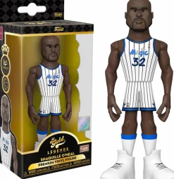 Designer Vinyl>NBA Basketball - Shaquille O'Neal Orlando Magic 5” Gold Premium Vinyl Figure