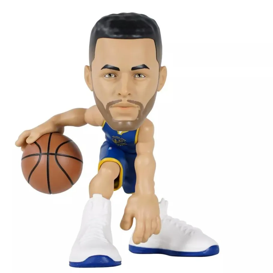 Designer Vinyl>NBA Basketball - Stephen Curry Golden State Warriors (Blue Jersey) smAll-Stars Minis 6" Vinyl Figure