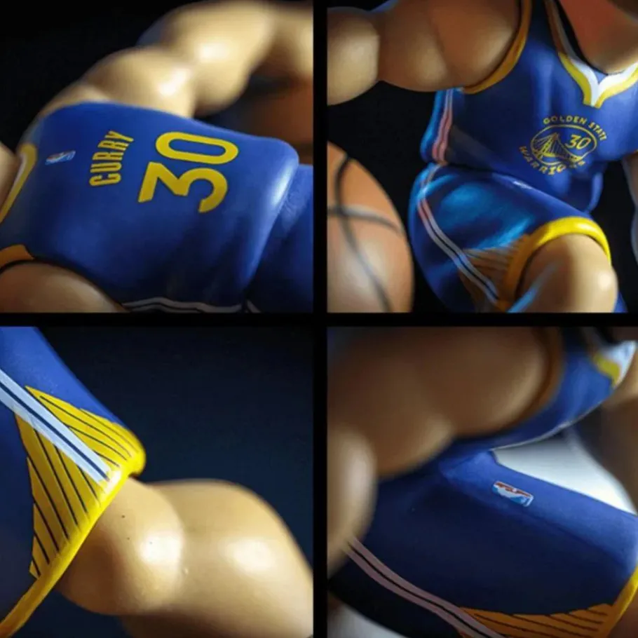 Designer Vinyl>NBA Basketball - Stephen Curry Golden State Warriors (Blue Jersey) smAll-Stars Minis 6" Vinyl Figure