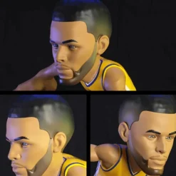 Designer Vinyl>NBA Basketball - Stephen Curry Golden State Warriors (Yellow Jersey) smAll-Stars 12" Vinyl Figure