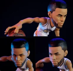 Designer Vinyl>NBA Basketball - Stephen Curry Golden State Warriors (White Jersey) smAll-Stars 12" Vinyl Figure