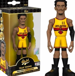 Designer Vinyl>NBA Basketball - Trae Young Atlanta Hawks 5" Gold Premium Vinyl Figure