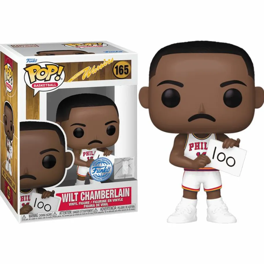Standard Pop!>NBA Basketball - Wilt Chamberlain 1962 Philadelphia Warriors Pop! Vinyl Figure (Popcultcha Exclusive)