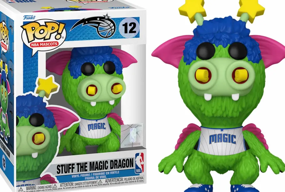 Standard Pop!>NBA Basketball : Mascots - Stuff the Magic Dragon Orlando Magic Pop! Vinyl Figure