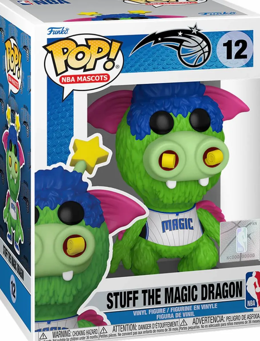 Standard Pop!>NBA Basketball : Mascots - Stuff the Magic Dragon Orlando Magic Pop! Vinyl Figure