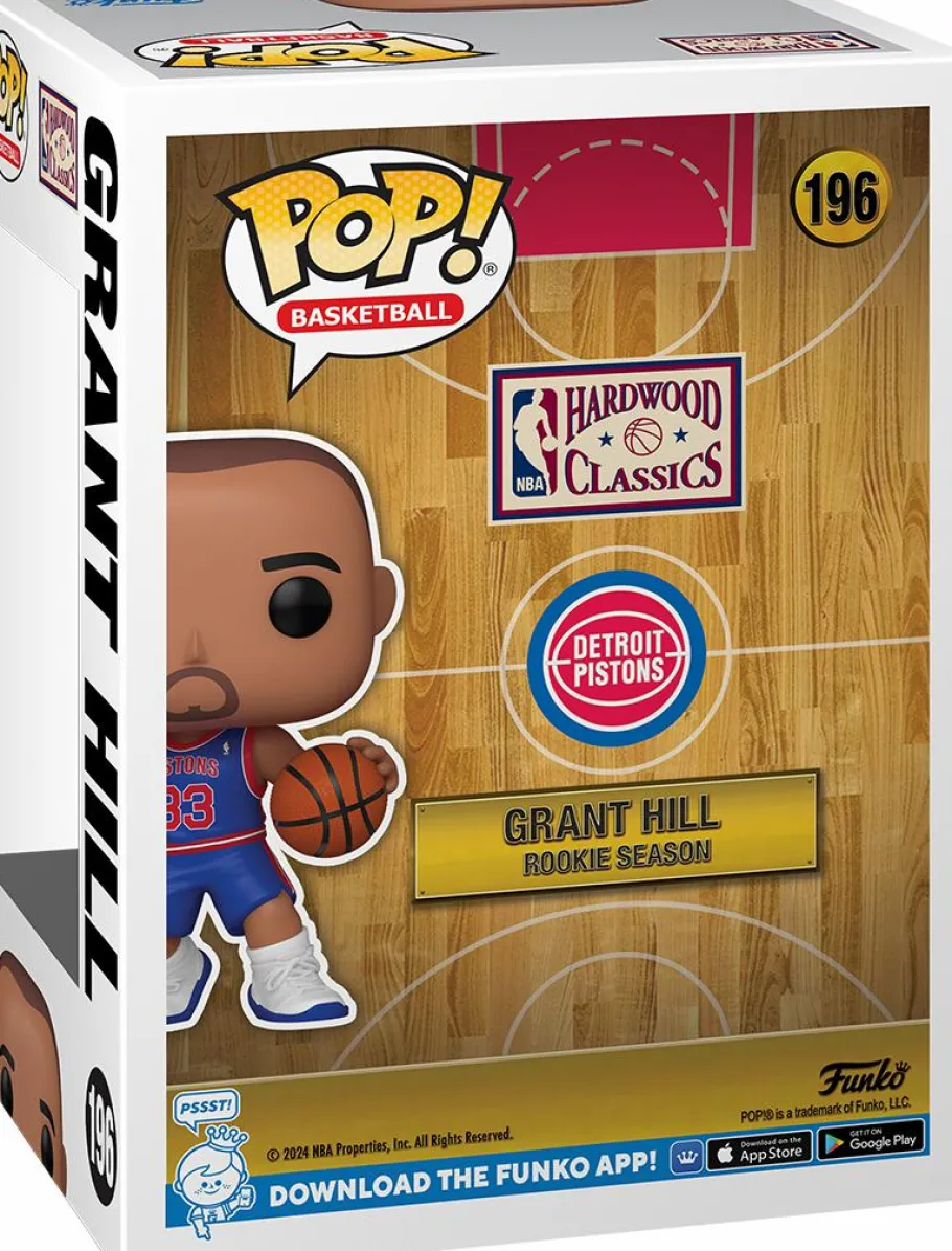 Standard Pop!>NBA Basketball : Rookie Season - Grant Hill Detroit Pistons Pop! Vinyl Figure