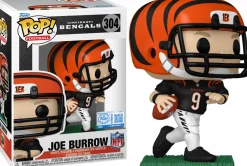 Standard Pop!>NFL Football NFL: Bengals - Joe Burrow (Black Jersey) Pop! Vinyl Figure