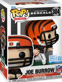Standard Pop!>NFL Football NFL: Bengals - Joe Burrow (Black Jersey) Pop! Vinyl Figure