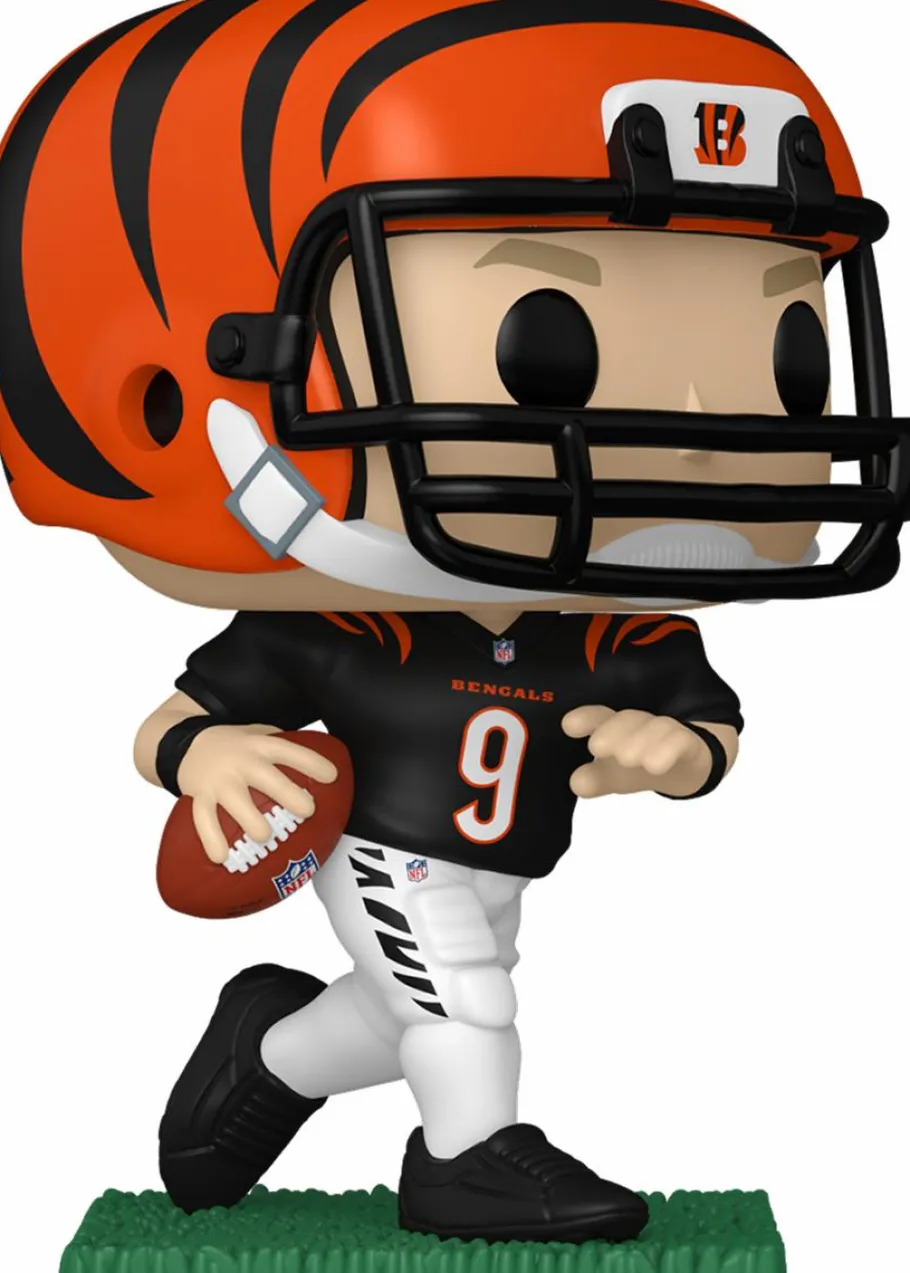 Standard Pop!>NFL Football NFL: Bengals - Joe Burrow (Black Jersey) Pop! Vinyl Figure