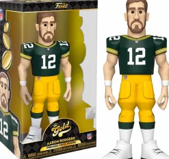 Designer Vinyl>NFL Football - Aaron Rodgers Green Bay Packers 12” Gold Premium Vinyl Figure