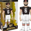 Designer Vinyl>NFL Football - Baker Mayfield Cleveland Browns 12" Gold Premium Vinyl Figure