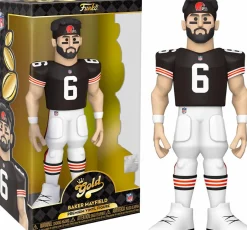 Designer Vinyl>NFL Football - Baker Mayfield Cleveland Browns 12" Gold Premium Vinyl Figure
