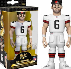 Designer Vinyl>NFL Football - Baker Mayfield Cleveland Browns 5” Gold Premium Vinyl Figure