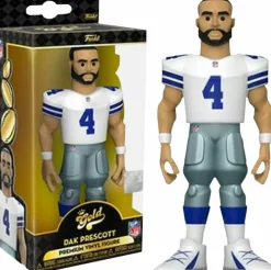 Designer Vinyl>NFL Football - Dak Prescott Dallas Cowboys 5” Vinyl Gold Figure