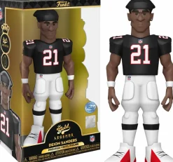 Designer Vinyl>NFL Football - Deion Sanders Atlanta Falcons 12” Gold Premium Vinyl Figure