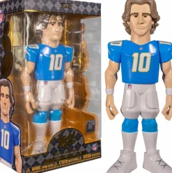Designer Vinyl>NFL Football - Justin Herbert Los Angeles Chargers 12" Gold Premium Vinyl Figure