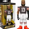 Designer Vinyl>NFL Football NFL: Football - Odell Beckham Jr. Cleveland Browns 5" Gold Premium Vinyl Figure