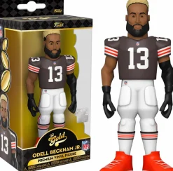 Designer Vinyl>NFL Football NFL: Football - Odell Beckham Jr. Cleveland Browns 5" Gold Premium Vinyl Figure