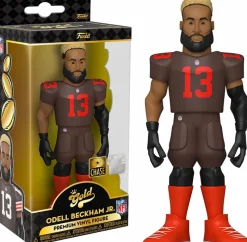 Designer Vinyl>NFL Football NFL: Football - Odell Beckham Jr. Cleveland Browns 5" Gold Premium Vinyl Figure