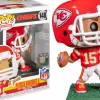 Standard Pop!>NFL Football - Patrick Mahomes Kansas City Chiefs with Helmet Pop! Vinyl Figure