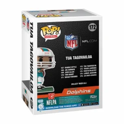 Standard Pop!>NFL Football - Tua Tagovailoa Miami Dolphins Pop! Vinyl Figure
