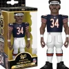 Designer Vinyl>NFL Football - Walter Paytons Chicago Bears 5” Gold Premium Vinyl Figure