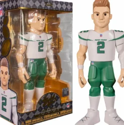 Designer Vinyl>NFL Football - Zach Wilson New York Jets 12" Gold Premium Vinyl Figure